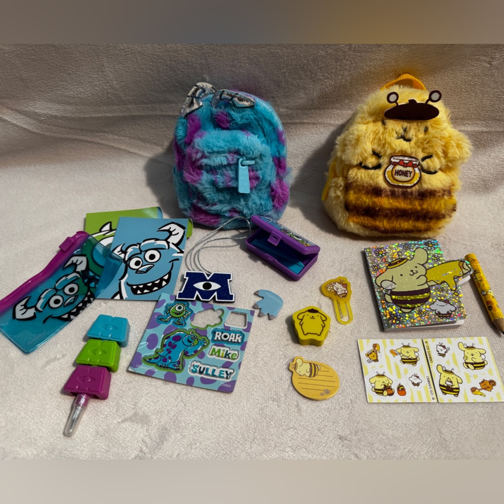Real Littles Mini Backpacks with Mini Stationary
